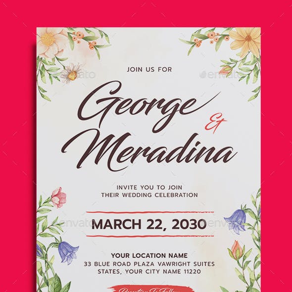 Koass Wedding Invitation Template